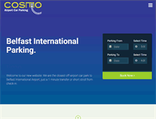 Tablet Screenshot of cosmoparking.com
